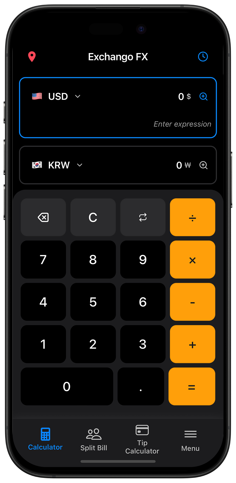 Exchango FX - 스마트 환율 계산기 앱
