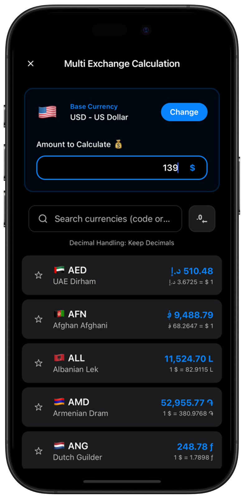 Exchango FX - 스마트 환율 계산기 앱