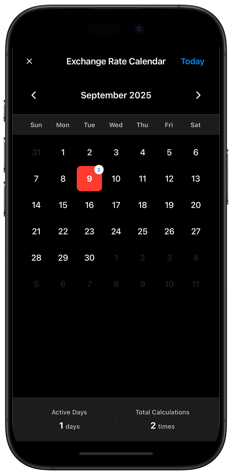 History Calendar