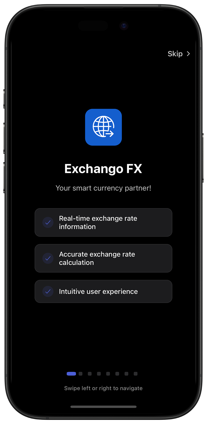 Exchango FX App - 온보딩 1