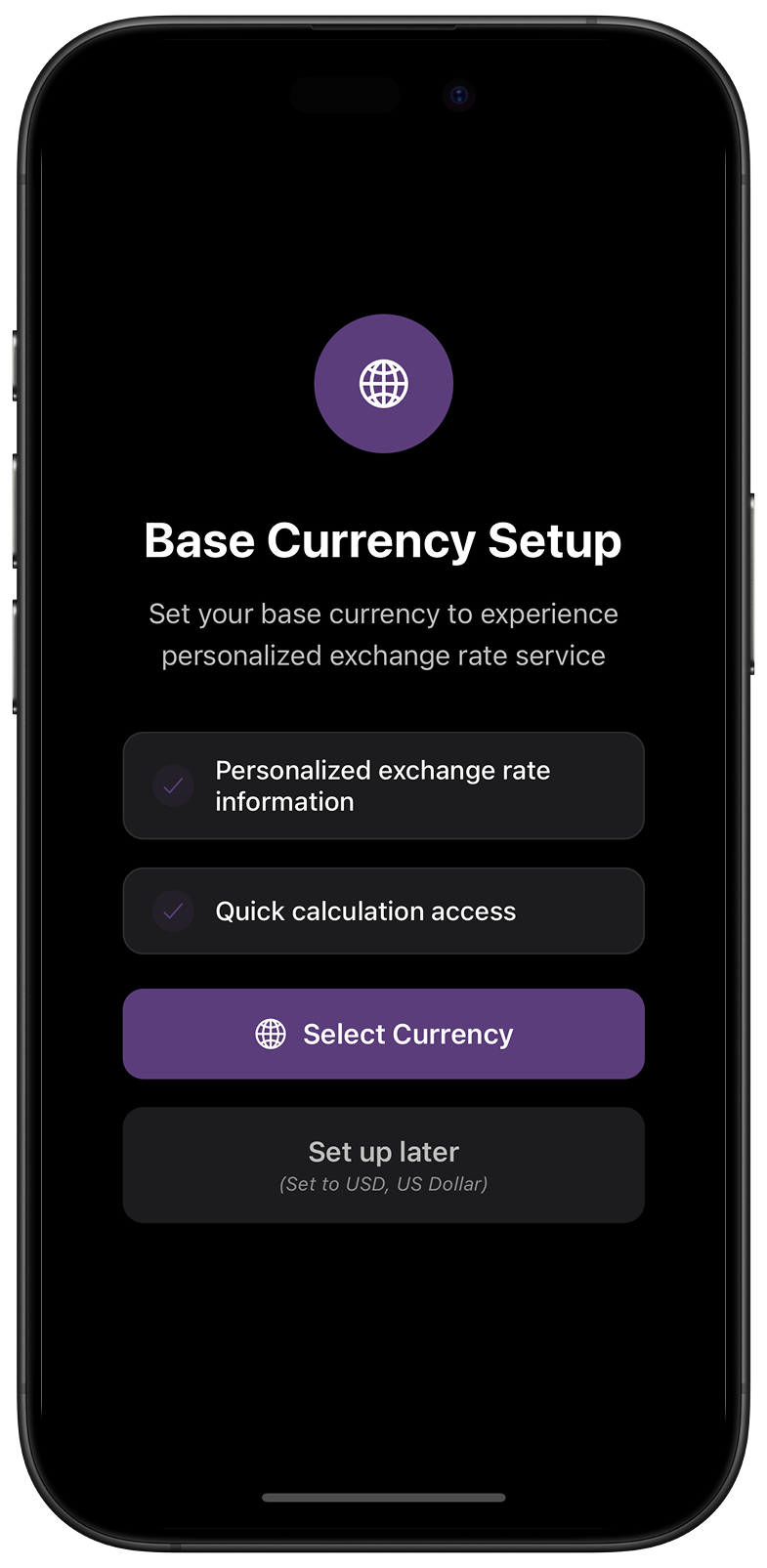 Exchango FX App - 온보딩 3